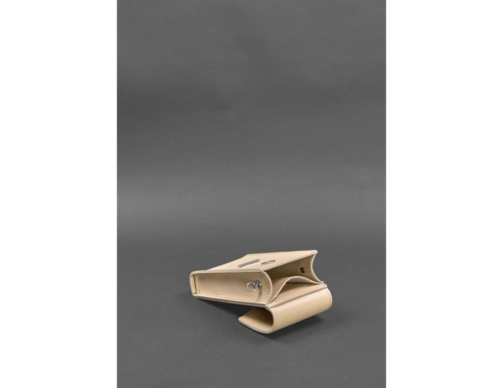 Світло-бежевий поясний шкіряний набір сумок BN-BAG-38-light-beige - Фотографія № 9