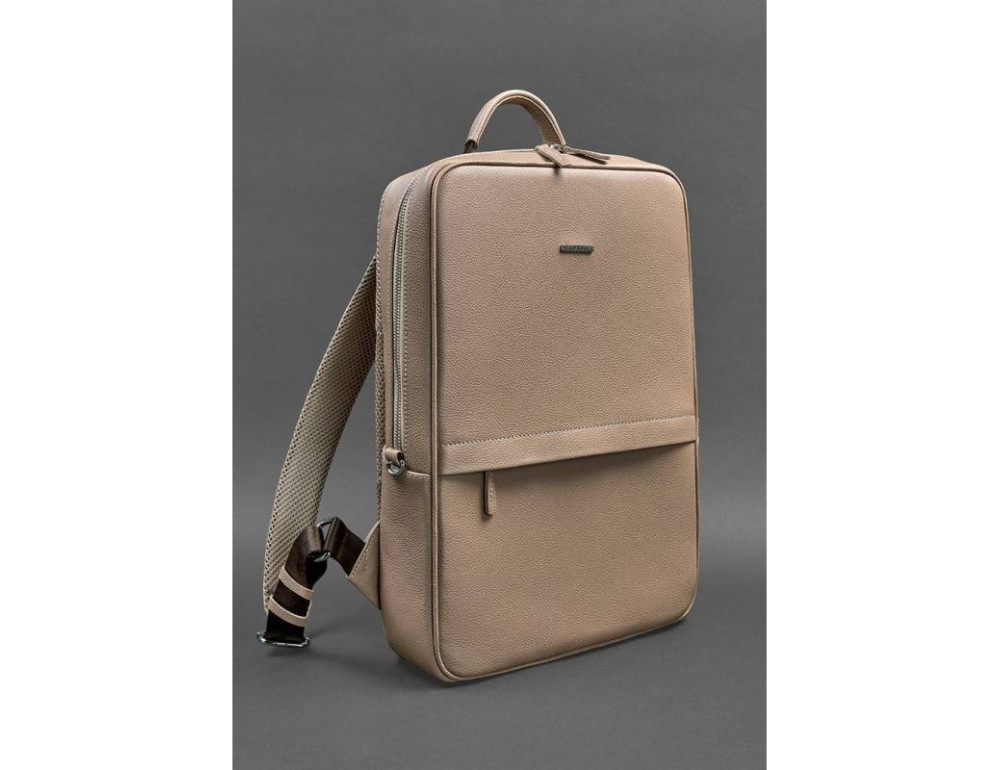 Світло-бежевий шкіряний рюкзак жіночий Foster Blancnote BN-BAG-39-crem-brule - Фотографія № 2