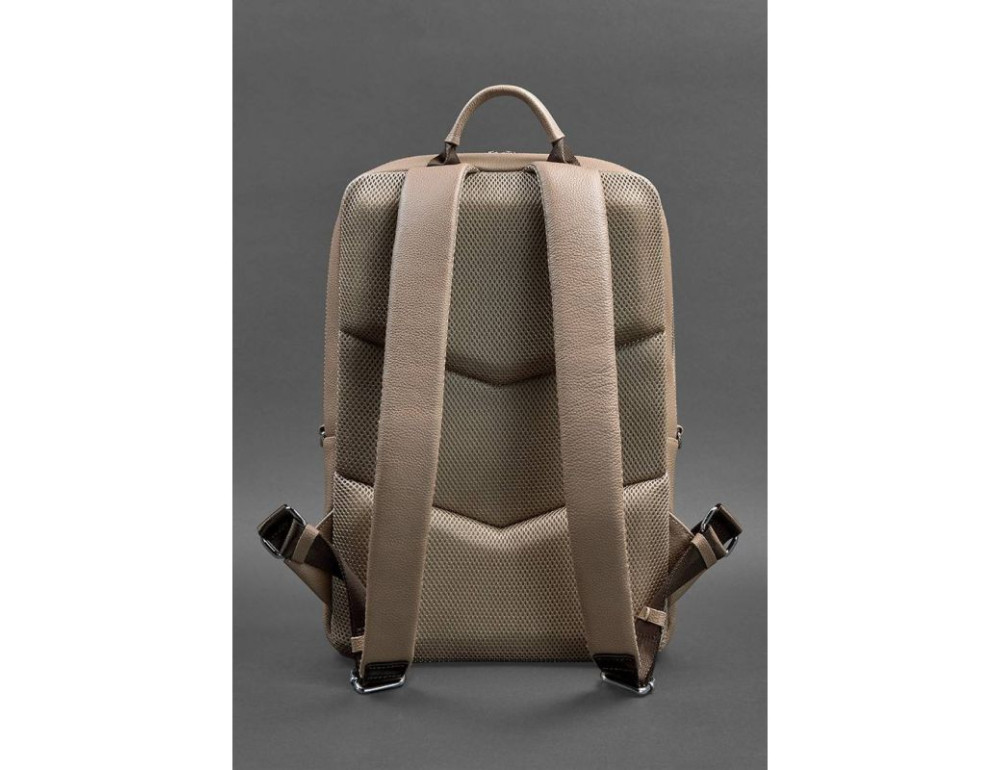 Світло-бежевий шкіряний рюкзак жіночий Foster Blancnote BN-BAG-39-crem-brule - Фотографія № 3