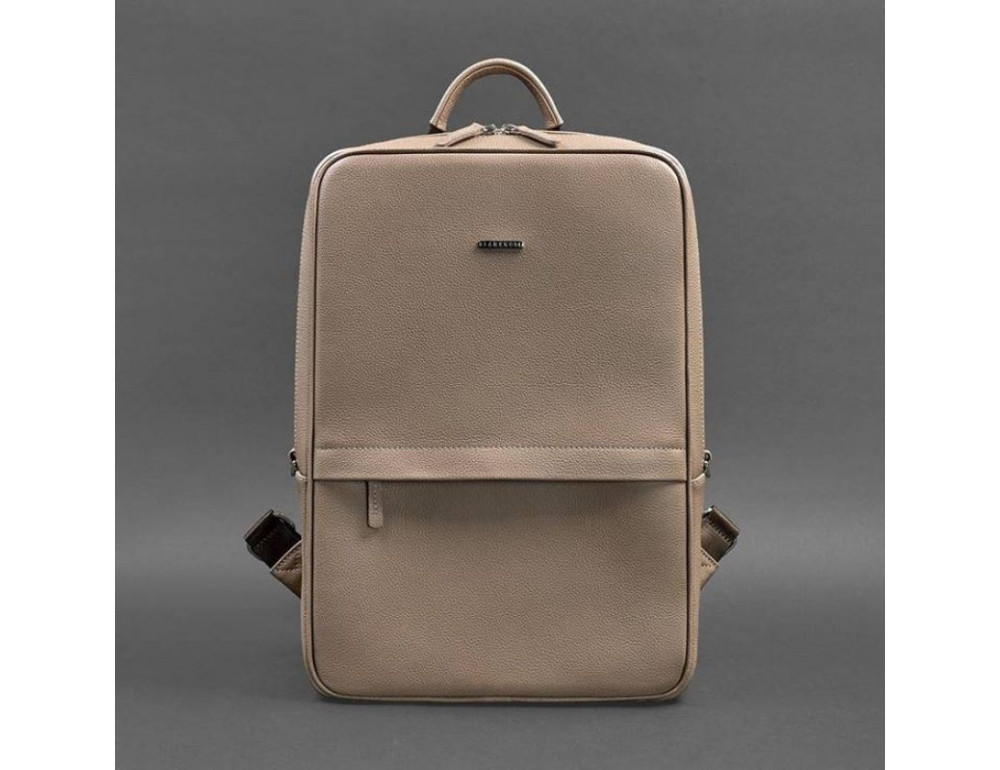 Світло-бежевий шкіряний рюкзак жіночий Foster Blancnote BN-BAG-39-crem-brule - Фотографія № 5