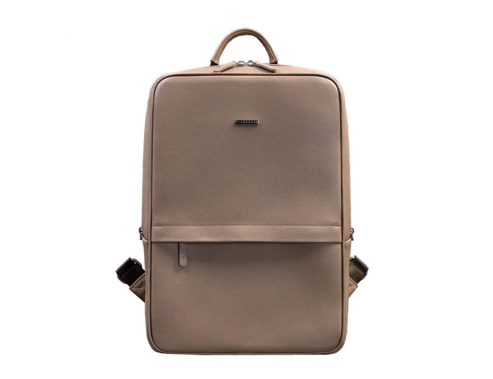 Світло-бежевий шкіряний рюкзак жіночий Foster Blancnote BN-BAG-39-crem-brule - Фотографія № 6