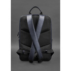 Темно-синій чоловічий рюкзак шкіряний Blancnote BN-BAG-39-navy-blue - Фотографія № 103