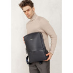 Темно-синій чоловічий рюкзак шкіряний Blancnote BN-BAG-39-navy-blue - Фотографія № 105