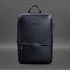 Темно-синій чоловічий рюкзак шкіряний Blancnote BN-BAG-39-navy-blue - Фотографія № 108