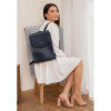 Шкіряний міський рюкзак темно-синій BN-BAG-40-navy-blue