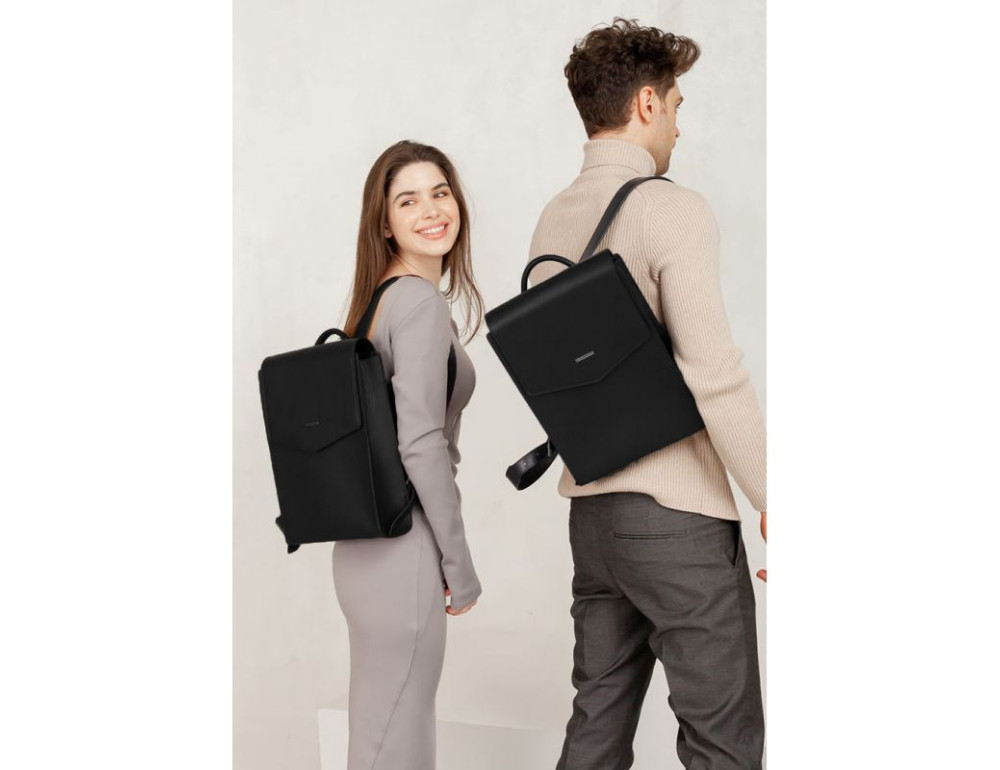 Шкіряний міський рюкзак вугільно-чорний Blanknote BN-BAG-40-ygol - Фотографія № 1 Шкіряний міський рюкзак вугільно-чорний Blanknote BN-BAG-40-ygol - Фотографія № 1