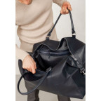Шкіряна дорожня сумка темно-синя Blanknote BN-BAG-41-mystic - Фотографія № 109