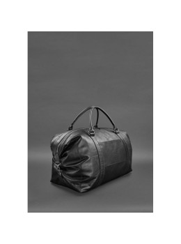 Кожаная дорожная сумка черная Blanknote BN-BAG-41-noir