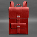 Шкіряний рюкзак Brit кораловий Crazy Horse Blanknote BN-BAG-47-coral - Фотографія № 103