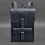 Шкіряний рюкзак Brit темно-синій Crazy Horse Blanknote BN-BAG-47-nn - Фотографія № 103