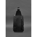 Шкіряний чоловічий рюкзак (сумка-слінг) на одне плече Blackwood чорний BN-BAG-49-bw - Фотографія № 102