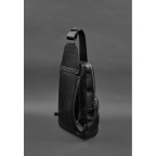 Шкіряний чоловічий рюкзак (сумка-слінг) на одне плече Blackwood чорний BN-BAG-49-bw - Фотографія № 103
