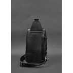 Шкіряний чоловічий рюкзак (сумка-слінг) на одне плече Blackwood чорний BN-BAG-49-bw - Фотографія № 104