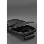 Шкіряний чоловічий рюкзак (сумка-слінг) на одне плече Blackwood чорний BN-BAG-49-bw - Фотографія № 106