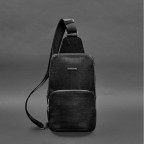 Шкіряний чоловічий рюкзак (сумка-слінг) на одне плече Blackwood чорний BN-BAG-49-bw - Фотографія № 107