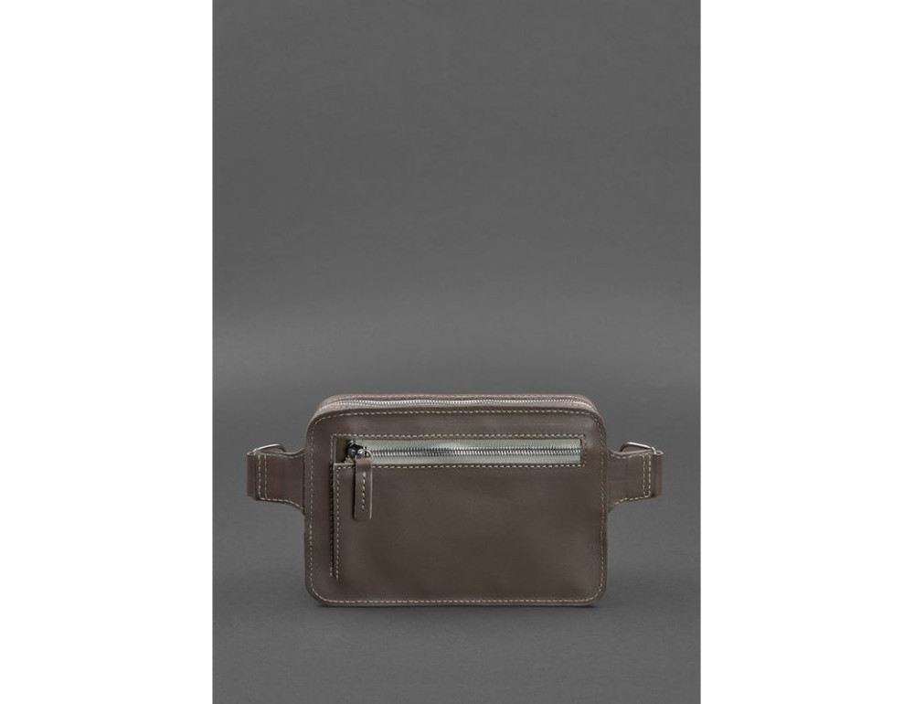 Шкіряна сумка Dropbag Mini темно-бежева Blancnote BN-BAG-6-beige - Фотографія № 3