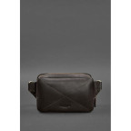 Шкіряна сумка Dropbag Mini темно-коричнева Blanknote BN-BAG-6-choko - Фотографія № 100