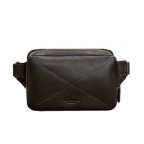 Шкіряна сумка Dropbag Mini темно-коричнева Blanknote BN-BAG-6-choko - Фотографія № 106