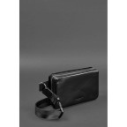 Чорна шкіряна сумка на пояс прямокутна Blancnote BN-BAG-6-G - Фотографія № 102