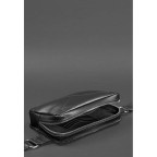 Чорна шкіряна сумка на пояс прямокутна Blancnote BN-BAG-6-G - Фотографія № 105