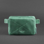 Стильная кожаная сумка на пояс зелёного цвета Blancnote BN-BAG-6-IZ - Фото № 107
