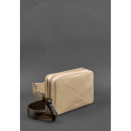 Шкіряна жіноча поясна сумка Dropbag Mini світло-бежева Blanknote BN-BAG-6-light-beige - Фотографія № 101