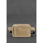 Шкіряна жіноча поясна сумка Dropbag Mini світло-бежева Blanknote BN-BAG-6-light-beige - Фотографія № 102