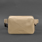 Шкіряна жіноча поясна сумка Dropbag Mini світло-бежева Blanknote BN-BAG-6-light-beige - Фотографія № 105