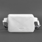 Біла шкіряна сумка на пояс квадратна Blancnote BN-BAG-6-LIGHT-BW - Фотографія № 106