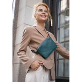 Зелена жіноча сумка на пояс Blancnote BN-BAG-6-MALACHITE