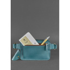 Зелена жіноча сумка на пояс Blancnote BN-BAG-6-MALACHITE - Фотографія № 104