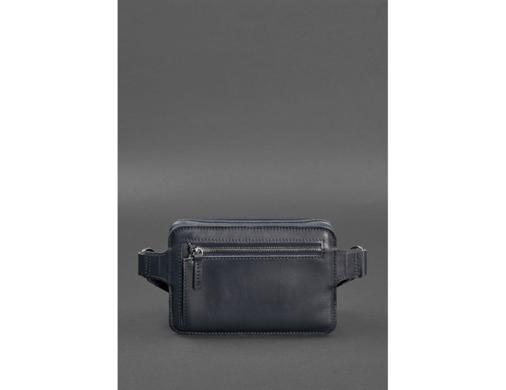 Темно-синя сумка на пояс Blanknote BN-BAG-6-NAVY-BLUE - Фотографія № 4