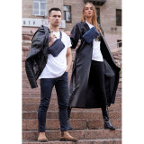 Синя шкіряна Crazy Hourse сумка на пояс Blancnote BN-BAG-6-NN