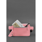 Рожева шкіряна сумка на пояс Blancnote BN-BAG-6-PINK-PEACH - Фотографія № 103
