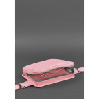 Рожева шкіряна сумка на пояс Blancnote BN-BAG-6-PINK-PEACH - Фотографія № 104