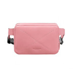 Рожева шкіряна сумка на пояс Blancnote BN-BAG-6-PINK-PEACH - Фотографія № 106