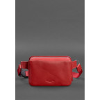 Шкіряна сумка жіноча Dropbag Mini червона Blancnote BN-BAG-6-red - Фотографія № 101