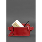 Шкіряна сумка жіноча Dropbag Mini червона Blancnote BN-BAG-6-red - Фотографія № 104
