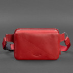 Шкіряна сумка жіноча Dropbag Mini червона Blancnote BN-BAG-6-red - Фотографія № 106