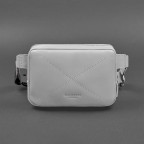 Сіра шкіряна сумка на пояс Blancnote BN-BAG-6-SHADOW - Фотографія № 107