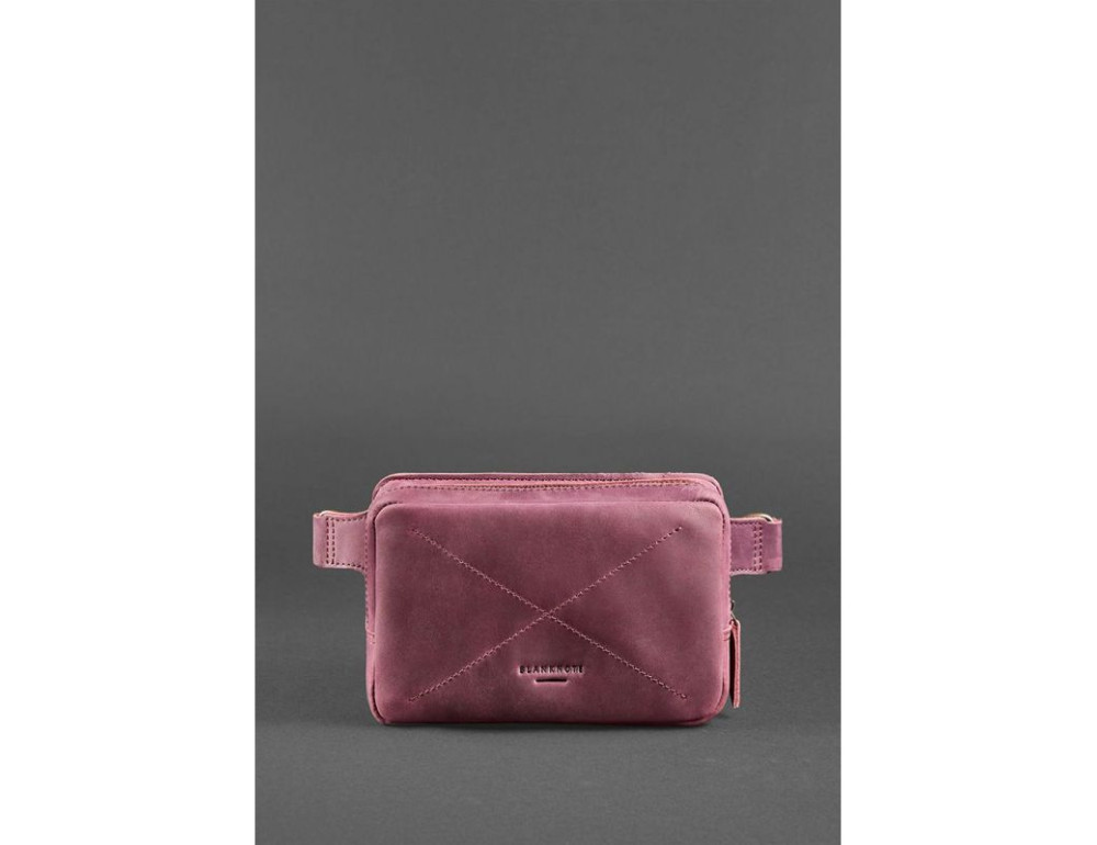 Шкіряна сумка на пояс Blanknote BN-BAG-6-VIN-KR - Фотографія № 2