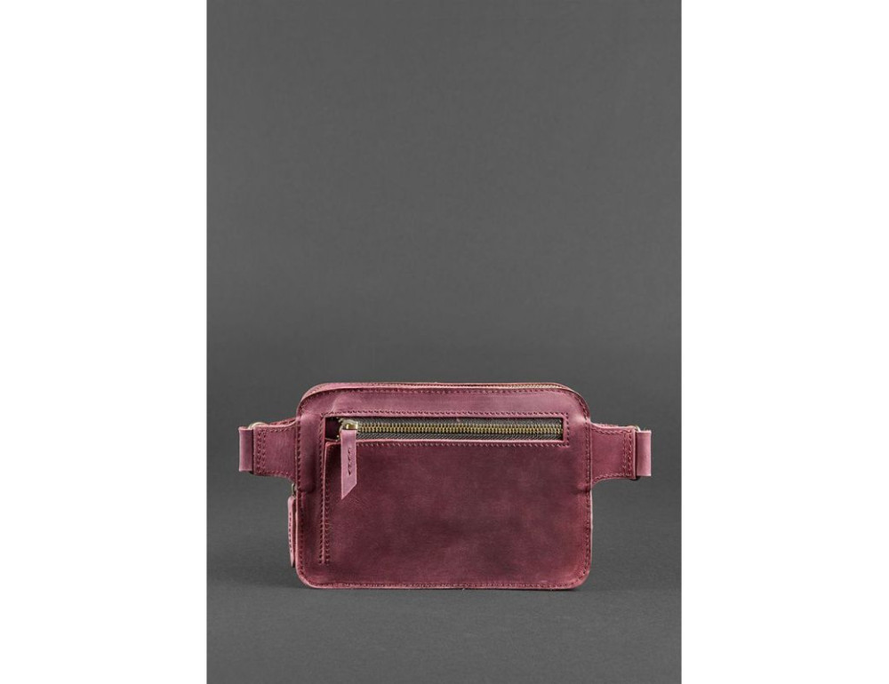 Шкіряна сумка на пояс Blanknote BN-BAG-6-VIN-KR - Фотографія № 4