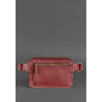 Бордова шкіряна сумка на пояс Blancnote BN-BAG-6-VIN - Фотографія № 103