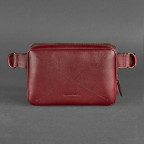 Бордова шкіряна сумка на пояс Blancnote BN-BAG-6-VIN - Фотографія № 109