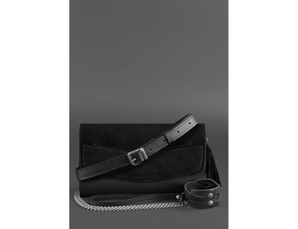 Жіночий клатч Еліс blanknote BN-BAG-7-g-velur - Фотографія № 5