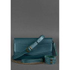 Шкіряний клатч Еліс blanknote BN-BAG-7-malachite смарагд - Фотографія № 105