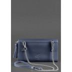 Шкіряний клатч Еліс blanknote BN-BAG-7-navy-blue темно-синій - Фотографія № 104