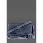 Шкіряний клатч Еліс blanknote BN-BAG-7-navy-blue темно-синій - Фотографія № 105