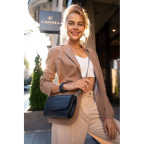 Шкіряний клатч Еліс blanknote BN-BAG-7-navy-blue темно-синій - Фотографія № 107