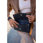 Шкіряний клатч Еліс blanknote BN-BAG-7-navy-blue темно-синій - Фотографія № 108